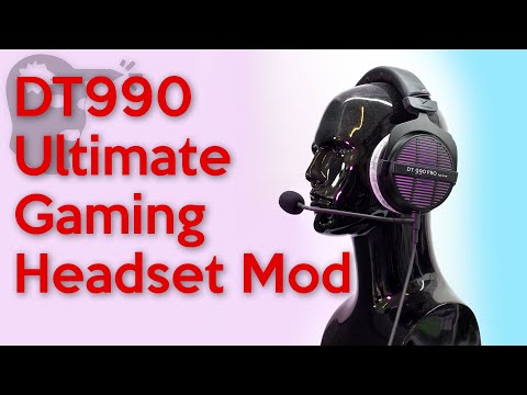 Beyerdynamic DT990 ultimate gaming headset mod