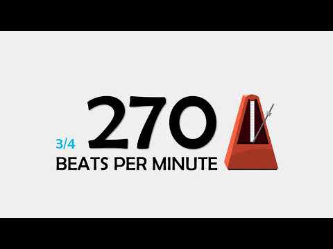 270 BPM 3/4 Metronome