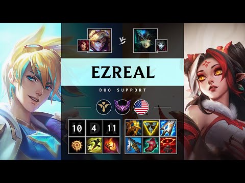 Ezreal Support vs Nami - NA Master Patch 25.S1.3