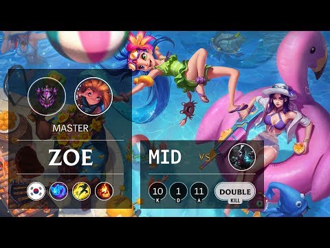 Zoe Mid vs Ekko - KR Master Patch 9.7