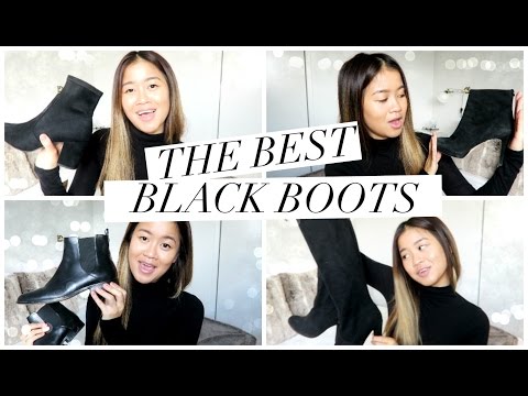 TOP 5 BLACK BOOTS FOR FALL! | rachspeed