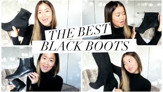 TOP 5 BLACK BOOTS FOR FALL! | rachspeed