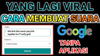 Download lagu cara membuat suara google tanpa aplikasi β’ suara Google lagi viral mp3 Download lagu cara membuat suara google tanpa aplikasi β’ suara Google lagi viral mp3
