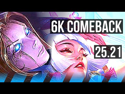 ORIANNA vs SYNDRA (MID) | 6k comeback | KR Master | 25.21