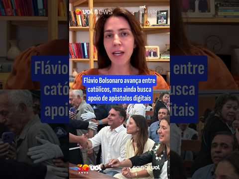 Flávio Bolsonaro avança entre católicos, mas ainda busca apoio de apóstolos digitais