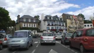 preview picture of video 'Driving Along Quai de la République, Saint-Quay-Portrieux, Brittany, France 21st July 2010'