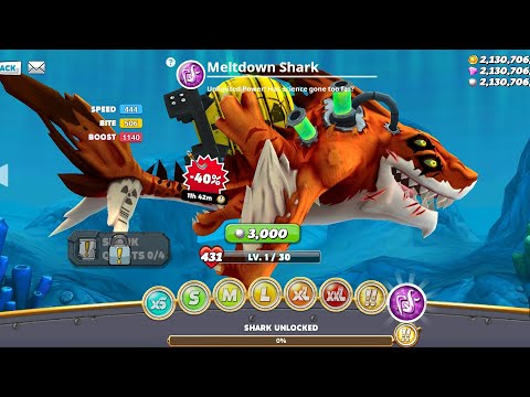 I Bought MeltDown Shark for 40% Off | Hungry Shark World
