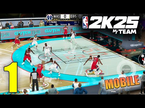 NBA 2K25 MyTEAM Mobile Gameplay Walkthrough Part 1 (iOS, Android) - YouTube