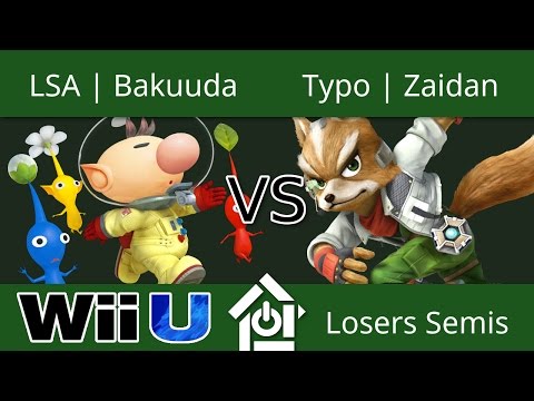 THGW 11/08/2016 - LSA | Bakuuda (Olimar) vs Typo | Zaidan (Fox) - Smash 4 Losers Semis