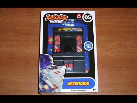 Arcade Classics Asteroids! Mini Arcade Game!
