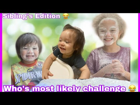 FLOUR CHALLENGE 😂 WHO’S MOST LIKELY TO! SIBLINGS EDITION ||FILIPINO-AMERICAN KIDS -William’s Life