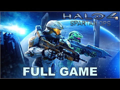 Halo 4: Spartan Ops 3 Player Co-op - Full Walkthrough [60 FPS]