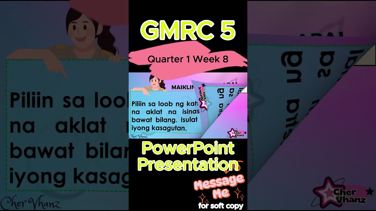 GMRC 5 Quarter 1 Week 8 MATATAG Curriculum PowerPoint Presentation