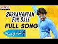 Subramanyam For Sale Title Full Song Subramanyam For Sale Sai Dharam Tej Regina MickeyJ Meyer