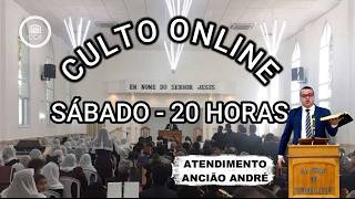 Culto Online | SÁBADO I 08 | 08 | 20 H #deus #jesus #ccb #fe
