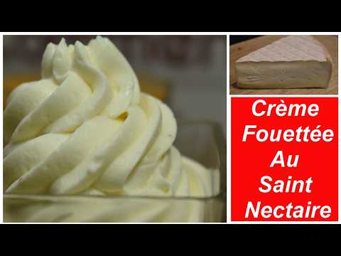 Crème fouettée au saint nectaire - recette avec du saint Nectaire🧀🧀❤️❤️