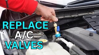 Valve Stem Replacement automotive A/C
