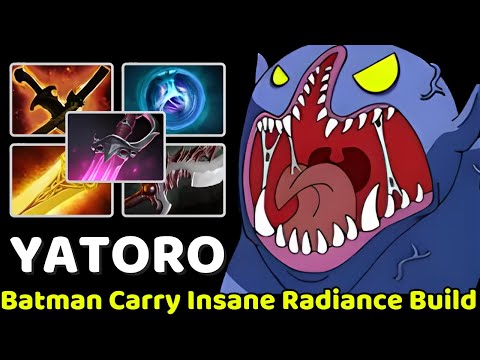 YATORO [Night Stalker] Batman Carry is Insane Build Destroying With Radiance Dota2 #dota2 #YATORO