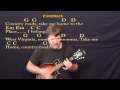 Country Roads - Mandolin Cover Lesson with ...