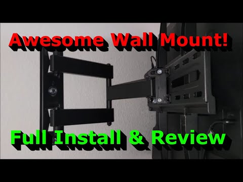 My Favorite TV Wall Mount - Full Install and Review - Swivel and Tilt