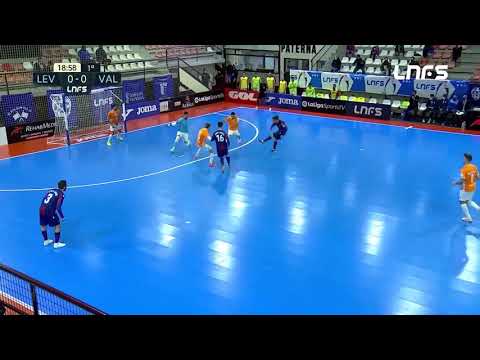 Gol Esteban (1-0) Levante UD FS - Viña Albali Valdepeñas. J16, 1Div. LNFS