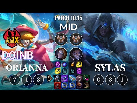 FPX Doinb Orianna vs Sylas Mid - KR Patch 10.15