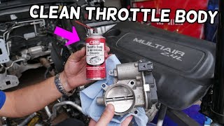HOW TO CLEAN THROTTLE BODY ON CHRYSLER 200, RAM PROMASTER CITY, FIAT 500X 500 TORO