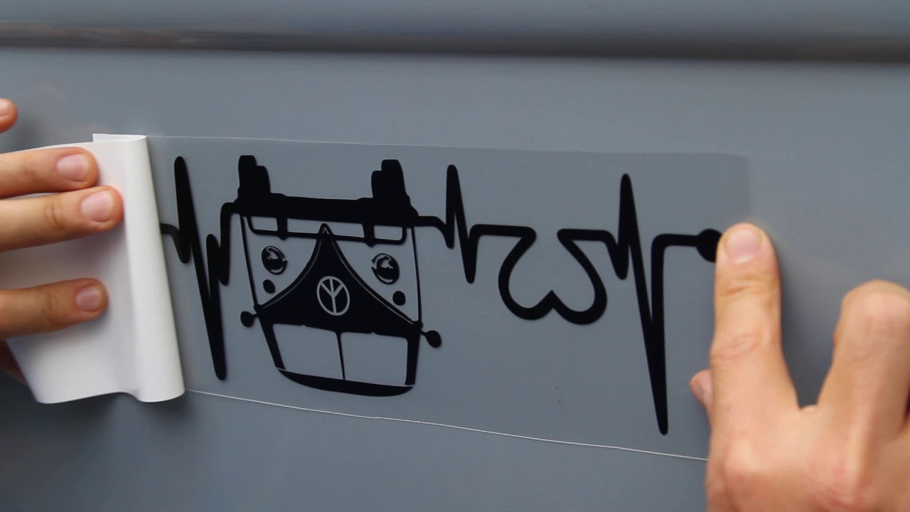 como pegar un sticker de vinil o vinilo en un auto