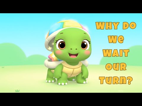 Tiko the Tiny Turtle Learns Why We Wait Our Turn | Kids Learning Video