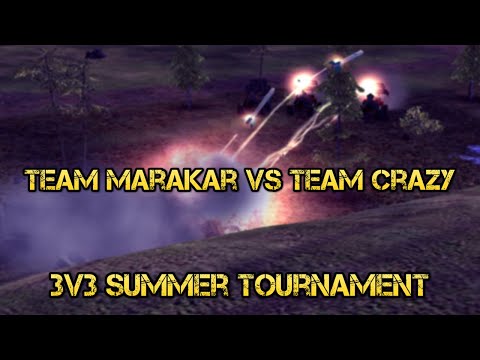 C&C Generals Zero Hour 3v3 Summer Tournament 150$ BO11 - Team Marakar vs Team Crazy