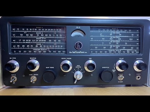 Hallicrafters SX 71 Shortwave Receiver