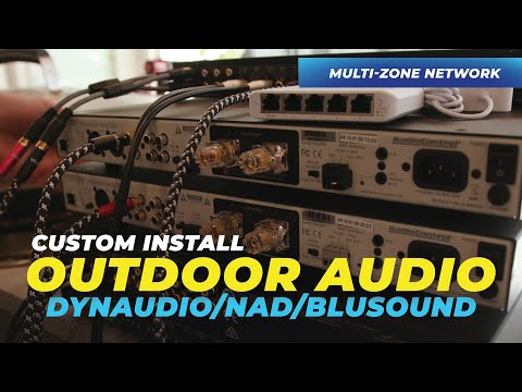 Outdoor Audio Setup - How I Set Up My Pool Area (Multi-Zone, Network Controlled)