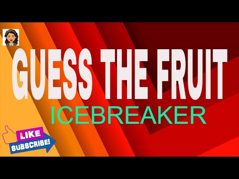 GUESS THE FRUIT / ICEBREAKER FOR KIDS / GAMES FOR KIDS