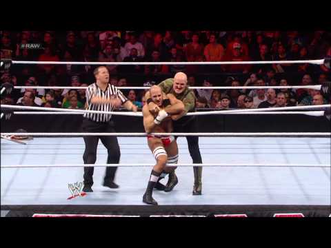 Sgt. Slaughter vs. Antonio Cesaro - Champion's Choice U.S. Championship Match: Raw, Dec. 31, 2012