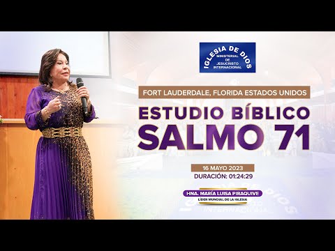 Salmo 71 (Estudio Bíblico),  Hna. María Luisa Piraquive - Fort Lauderdale,  Florida, USA - 568