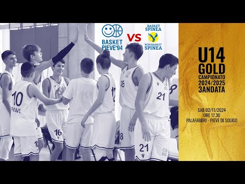 BASKET PIEVE 94 VS Basket Spinea  -  3a Andata U14 Gold