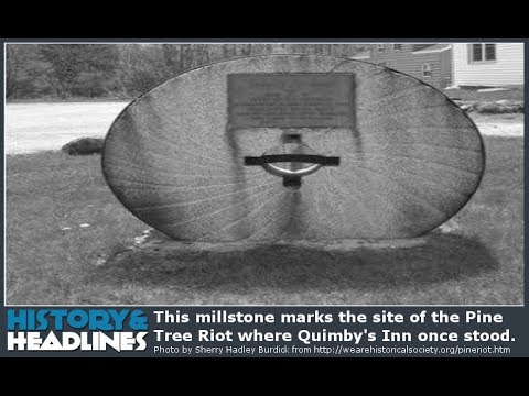 April 14, 1772: Road to Revolution, The Pine Tree Riot