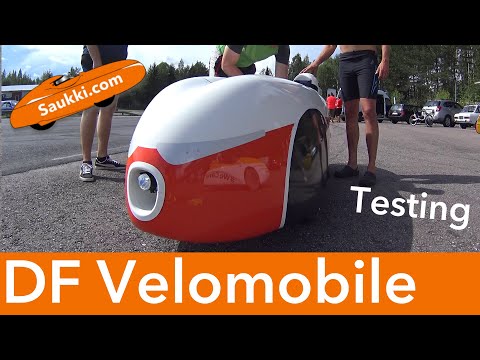Testing DF xl Velomobile