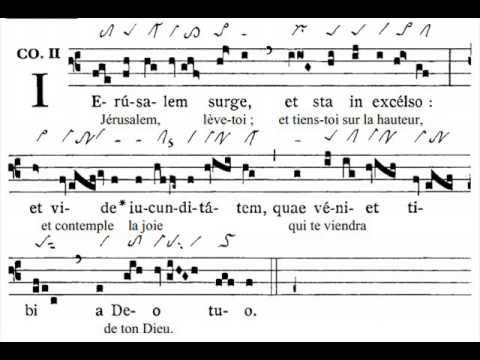 Communio Jerusalem surge, Dominica II Adventus (2 Avent)