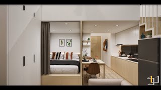 Thiết Kế 4D Căn Hộ Mẫu Kim Hạnh House 34m2