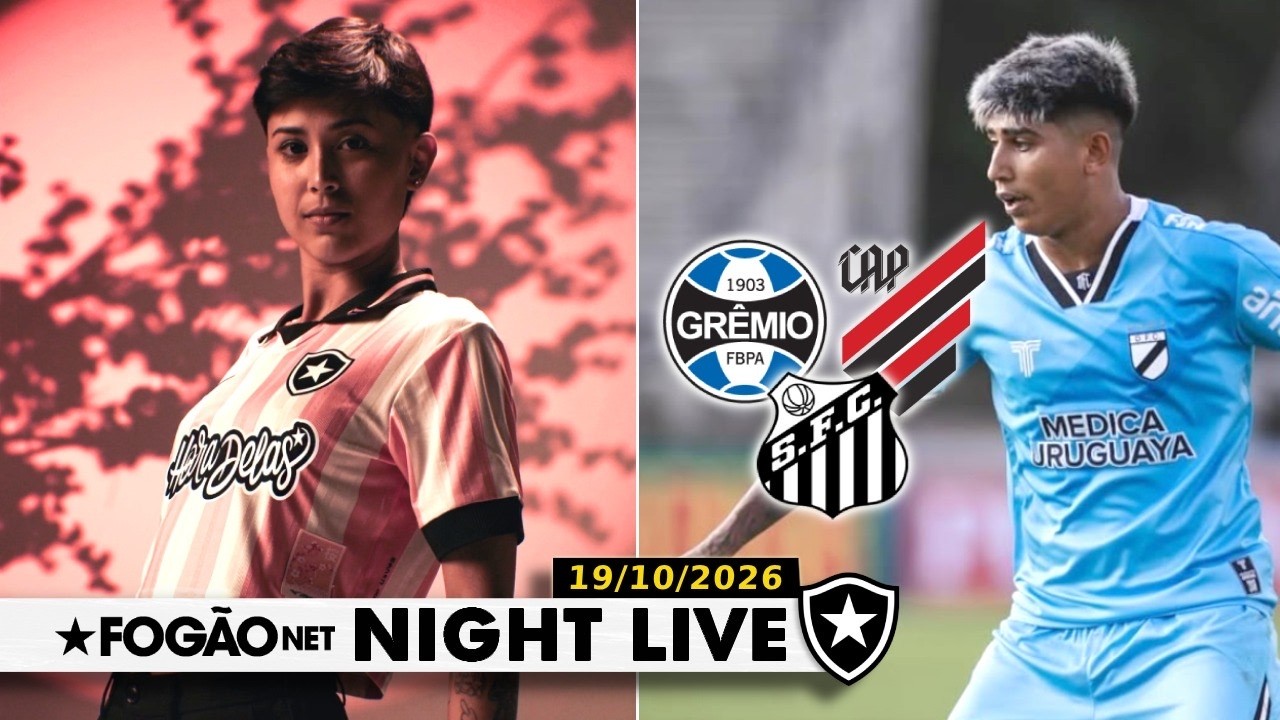 NIGHT LIVE | Botafogo venceu concorrência por Mateo Peralta; Botafogo lança camisa do Outubro Rosa
