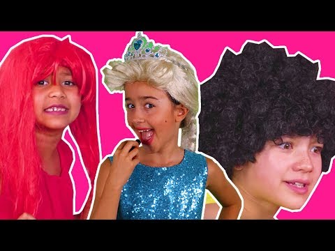 PRINCESSES GET READY FOR PROM | Magic Pranks | Hair Disaster | Princesses In Real Life | Kiddyzuzaa Video