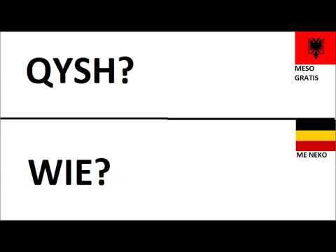 Meso fjale gjermanisht  A1 gjmn