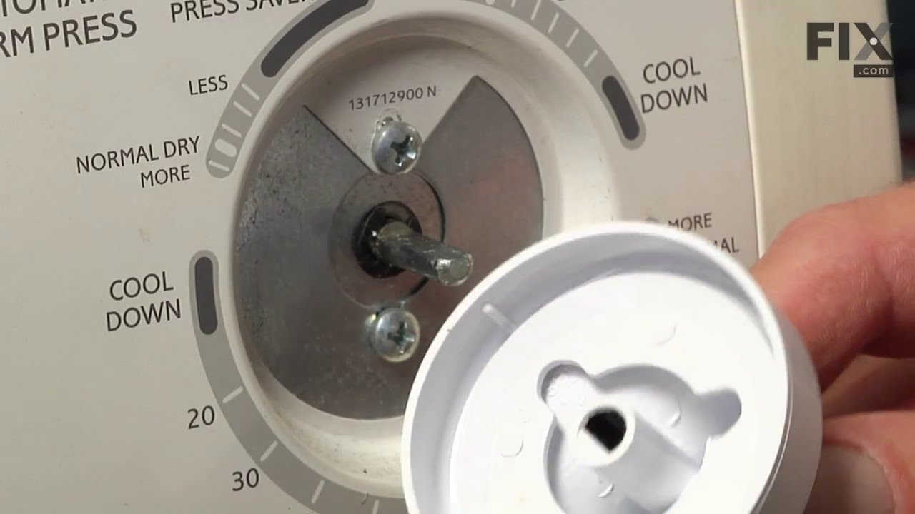 Replacing your Frigidaire Dryer Timer Knob