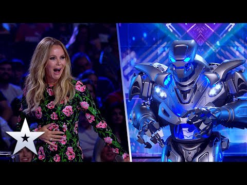 Titan the Robot enters a clash of TITANic proportions | Semi-Finals | BGT 2022