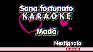 KARAOKE Sono fortunato - Modà