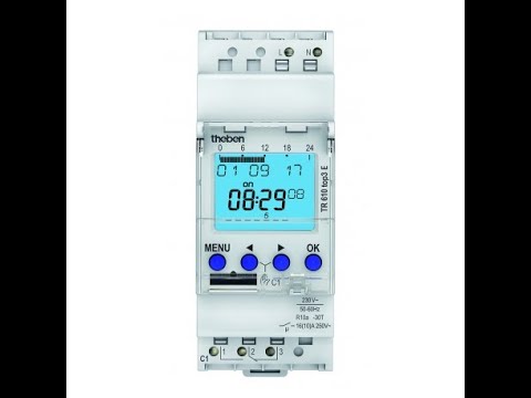 Theben TR610 TOP3 24 Hours digital timer programming #technolgy #timer #engineering #electrical