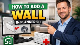 How to ADD a WALL in Planner 5D (Step by Step)