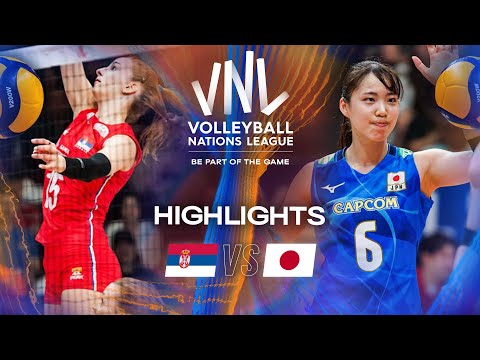 Serbia 🇷🇸 vs. Japan 🇯🇵 - Highlights | Week 1 | Women's VNL 2025
