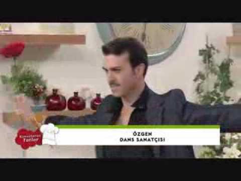 Ozgen performing Turkish Romani ( Gypsy )  dance  live on Turkish TV